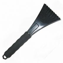 Glace pour Vitre Voiture Raclette de Neige Hiver Gratte-Givre Racloir en Plastique avec Manche Antidérapant 280x95x25mm Noir