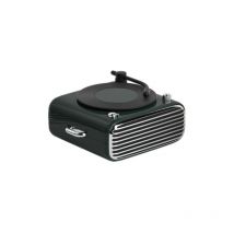 Ensoleille - Haut-parleur Bluetooth sans fil en vinyle portable créatif pour l'extérieur (vert)