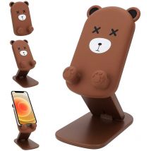 Mignon pliable réglable Cartoon Support de support de téléphone portable pour bureau-Ensoleillé