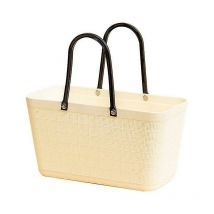 Ensoleille - Panier de vêtements sales, panier de rangement ménager, panier de rangement de vêtements, Laun Sacs de rangement (blanc)