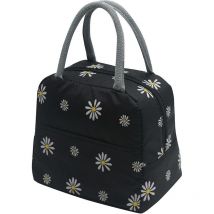 Ensoleille - Sac à lunch floral pour les femmes Filles Travail École, Mignon isolé Lunch Tote Bag réutilisable Thermal Lunch Containers Meal