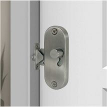 Serrure de porte coulissante à 90° à angle droit avec boucle de verrouillage de porte coulissante et verrou de porte de grange