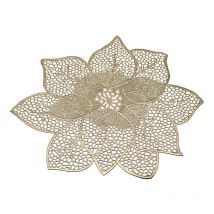 Sets de table ronds décoratifs 2 pièces Sets de table lavables Sets de table Bauhinia Décorations de mariage-Ensoleillé