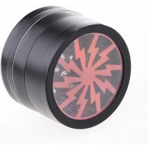 Spice Grinder Moulin pour Herbes et épices à Tabac Broyeur en Alliage de Zinc 4 Pièces