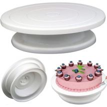 Support à gâteau rotatif support à gâteau en plastique pour gâteaux Fondant tourneur à gâteau pour la cuisson décoration de gâteau cuisson pâtisserie