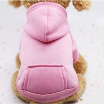 Ensoleille - Sweat à Capuche pour Chat Vêtements pour Chien en Coton avec Manteau d'hiver et Poche extérieure,Pull de chien d'hiver pull à de Noël