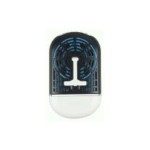Ensoleille - Tragbarer Mini-Li-Ion-Akku-Desktop-Einbaulüfter USB-wiederaufladbarer Klimaanlagenlüfter F015, schwarz