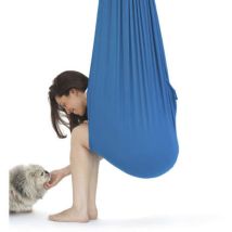 Ensoleille Therapeutische Sinnesschaukel 100 X 280 Cm, Weicher Stoff (80 % Polyester), Wandmontage, 360° Drehbar, Tragkraft: 200 Kg