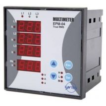 Entes - EPM-04-96 Misuratore da pannello AC-Multimeter tensione, corrente, frequenza, ore di esercizio, ore totali