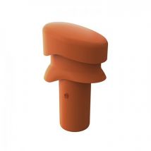 Belüfterrohr DN100 kurz rot Dach Entlüfter Dachlüfter Sanilüfter