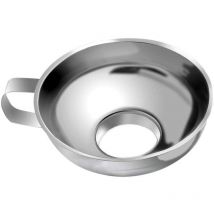 Entonnoir à large ouverture en acier inoxydable pour conserves, ustensiles de cuisine, gadgets, entonnoir avec poignée pour confiture