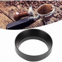Ugreat - Entonnoir d'anneau de distribution de poudre de café avec accessoire de cafetière de remplacement magnétique noir 58mm avec magnétique