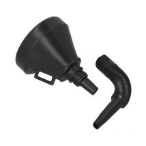 Entonnoir plastique avec flexible de rallonge - noir