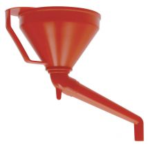 Entonnoir plastique orange bec coude - AUTOBEST