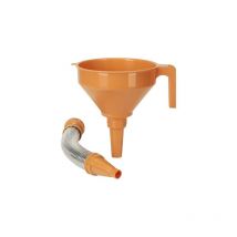 Pressol - Entonnoir filtre en laiton a bec mA tallique flexible mm160