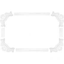 Entourage de mur et de plafond frise stucco cadre résistant aux chocs AC264: Flat bar AC264 4,87 €/m