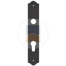 Entrée simple en Aluminium avec bague polyamide. Blanc Ral 9010