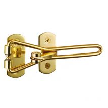 Entrebailleur pour porte d'entrée, taquet d'arrêt, 142mm, doré