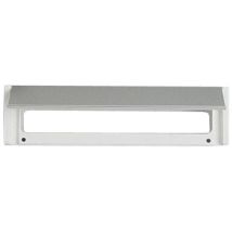 Entrée de boîte aux lettres finition argent type 3221/01 pour portes d'épaisseur 38 à 76 mm Normbau