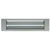 Goettgens - Entrée de boîte aux lettres isolante grand modèle en 325 mm coloris argent sa