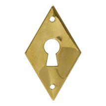 Entrée Losange Laiton - Hauteur : 50 Mm - Sens : Porte - Largeur : 29 Mm Dubois