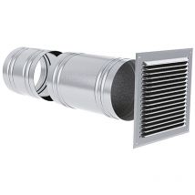 Axelair - Prise d'air façade - Aluminium ø100