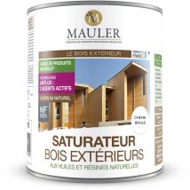Mauler - Saturateur Bois Extérieurs Aux Huiles Et Résines Naturelles - 15L - Chêne Brulé - Certifié nf-en 927-6