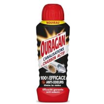 Entretien Canalisations Ouragan Au Charbon Actif – Flacon De 700 Ml