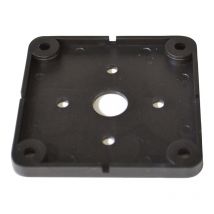 Itar - Entretoise carrée pour serrure électronique de meuble - Décor : Noir - Epaisseur : 5 mm - Section : 60 x 60 mm