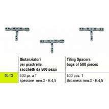 Sigma - entretoise de carrelage t 40-T3 500 PIŽêCES ŽëPAISSEUR mm 3 - H.4,5
