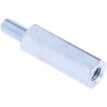Entretoise filetée Rs Pro longueur 20mm, Mâle / Femelle, M4 x M4 ( Prix pour Sachet de 50 )