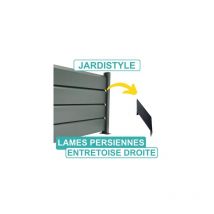 Entretoise Intermédiaire Droite pour Lames Persiennes Aluminium Gris Anthracite