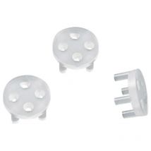 Entretoise pour transistor TRU COMPONENTS TC-TRW5203 1593485 (Ø x H) 8.9 mm x 4.6 mm Adapté pour boîtier (semi-conducteur): TO-92, TO-39 Pas: 3.6 m
