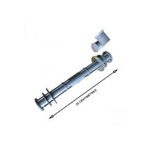 Moncoffrage - Entretoise pvc étanche à colerette et bouchons de 25 cm (sac de 100 pièces)