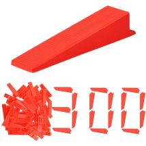 300 Pièces Kit de Nivellement pour Carrelage, 75mm Entretoise de Nivellement Carrelage, Outil D'installation de Pose de Carrelage, pour La