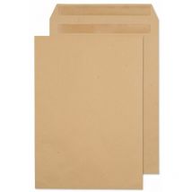 Valuex - Pocket Envelope C4 Self Seal Plain 90gsm Manilla (Pack 250)