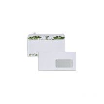Enveloppe 110 x 220 mm erapure 80 g avec fenêtre 45x100mm - Boîte de 200