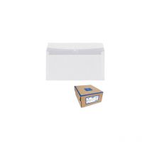Enveloppes blanches 110 x 220 ( lot de 500) - cba