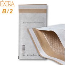Lot de 400 Enveloppes à bulles extra B/2 format 120x215 mm