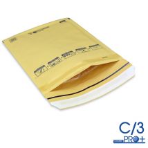 Lot de 10 Enveloppes à bulles pro marron C/3 format 140x215 mm
