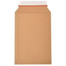 Lot de 50 enveloppes carton B-Box 1 marron format 176x250 mm