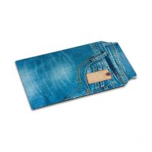 Lot de 50 enveloppes carton B-Box 4 imprimée jeans format 250x353 mm