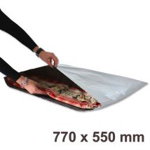 Lot de 1000 Enveloppes plastiques blanches opaques FB08 - 770x550 mm
