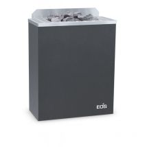 EOS - Gracil w 6 kW finnischer Saunaofen Elektrischer Wandofen Anthrazit-Perleffekt