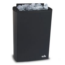 EOS - Moment w 9 kW finnischer Saunaofen Elektrischer Sauna-Wandofen Schwarz