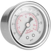 Eosnow 0-160 PSI/bar Regolatore di pressione del carburante per auto Indicatore di riempimento del liquido Misuratore di carburante/olio