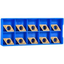 10 Uds. Insertos de puntas de carburo cnc cortador de cuchillas herramienta de torneado con caja - Eosnow