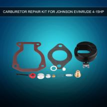 JefferGarden Vergaser Reparatursatz für Johnson Evinrude 4-15 PS – Hochwertiges Material – Einfache Installation – Tragbar und leicht