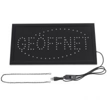 1pc grand led lumineuse magasin panneau panneau néon fenêtre porte accrocher signe geoffnet - Eosnow