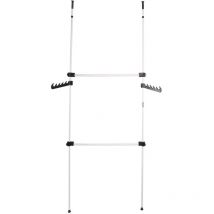 2 ples réglable maison porte-vêtement cintre Simple placard garde-robe chambre nouveau - Eosnow